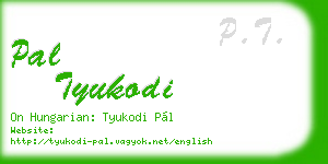 pal tyukodi business card