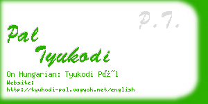 pal tyukodi business card